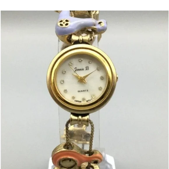 Jeanie B Gold and Purple Watch